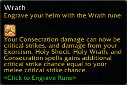 wow sod phase 3 paladin wrath rune